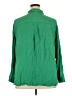 Torrid Solid Green 3/4 Sleeve Button-Down Shirt Size 2X Plus (2) - photo 2