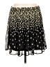Elle 100% Polyester Stars Gold Casual Skirt Size L - photo 2