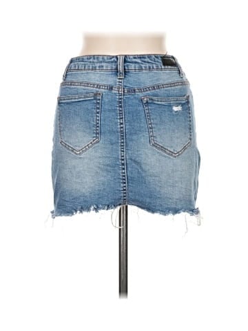 Black Label by Chico's Denim Skirt (view 2)