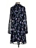 Collective Concepts 100% Polyester Print Blue Casual Dress Size S - photo 2