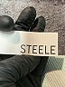 steele. 100% Cotton Gray Long Sleeve Top Size S - photo 7