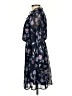 Collective Concepts 100% Polyester Print Blue Casual Dress Size S - photo 5