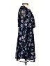 Collective Concepts 100% Polyester Print Blue Casual Dress Size S - photo 4