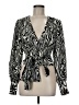 Saunders Collective Black Long Sleeve Blouse Size 8 - photo 1