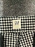 Gap Houndstooth Black Gray Casual Pants Size 12 - photo 7