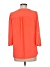 Brixon Ivy 100% Polyester Orange 3/4 Sleeve Blouse Size M - photo 2