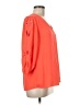 Brixon Ivy 100% Polyester Orange 3/4 Sleeve Blouse Size M - photo 4