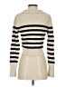 Happily Grey Stripes Ivory Pullover Sweater Size S - photo 2