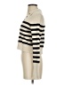 Happily Grey Stripes Ivory Pullover Sweater Size S - photo 5
