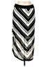 Sofia Jeans by Sofia Vergara 100% Acrylic Chevron-herringbone Silver Casual Skirt Size L - photo 1