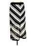 Sofia Jeans by Sofia Vergara 100% Acrylic Chevron-herringbone Silver Casual Skirt Size L - photo 2
