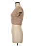 Unbranded Tan Short Sleeve Top Size M - photo 5