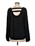41Hawthorn 100% Polyester Black Long Sleeve Blouse Size M - photo 2