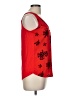 Tempted Red Sleeveless Blouse Size M - photo 4
