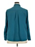 Roz & Ali Solid Teal Long Sleeve Button-Down Shirt Size 2X - photo 2