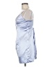 Unbranded 100% Polyester Blue Cocktail Dress Size 8 - photo 5