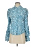Zara Teal Long Sleeve Blouse Size S - photo 1