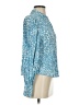 Zara Teal Long Sleeve Blouse Size S - photo 4