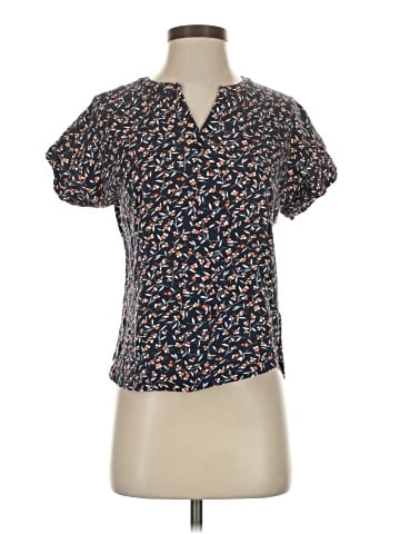 Jones New York Short Sleeve Blouse (view 1)