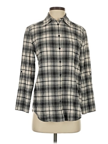 Alice + Olivia 3/4 Sleeve Button-Down Shirt (view 1)