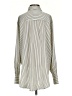 Mustard Seed 100% Polyester Stripes Ivory Long Sleeve Blouse Size S - photo 2