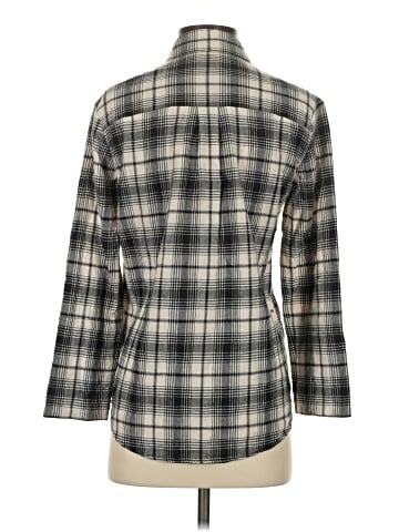 Alice + Olivia 3/4 Sleeve Button-Down Shirt (view 2)