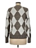 Ann Taylor Factory Argyle Gray Pullover Sweater Size M - photo 2