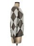 Ann Taylor Factory Argyle Gray Pullover Sweater Size M - photo 4