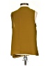 Nine West 100% Polyester Gold Sleeveless Blouse Size S (petite) - photo 2