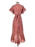 Max Studio Paisley Red Casual Dress Size S - photo 2