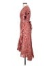 Max Studio Paisley Red Casual Dress Size S - photo 5