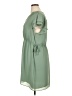 H&M 100% Polyester Solid Green Casual Dress Size XL - photo 5