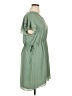H&M 100% Polyester Solid Green Casual Dress Size XL - photo 4