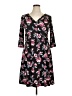 East Adeline Floral Black Casual Dress Size 1X - photo 1