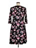 East Adeline Floral Black Casual Dress Size 1X - photo 2