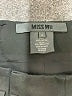 Miss Wu 100% Polyester Solid Black Formal Skirt Size 4 - photo 4