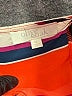 Olive and Oak Stripes Orange Short Sleeve Top Size M - photo 7