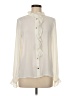 J.Crew Ivory Long Sleeve Blouse Size 8 - photo 1
