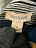 Westport 100% Polyester Stripes Blue Long Sleeve Blouse Size M - photo 7