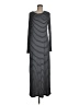Universal Thread Stripes Gray Casual Dress Size M - photo 1