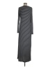 Universal Thread Stripes Gray Casual Dress Size M - photo 2