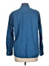 Lola River Solid Blue Long Sleeve Button-Down Shirt Size L - photo 2