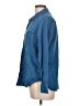 Lola River Solid Blue Long Sleeve Button-Down Shirt Size L - photo 5