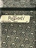 ROMY 100% Polyester Metallic Gray Short Sleeve Top Size M - photo 6