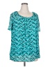 Faded Glory 100% Polyester Teal Casual Dress Size 2X - photo 1