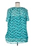 Faded Glory 100% Polyester Teal Casual Dress Size 2X - photo 2