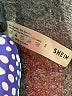 Shein Polka Dots Blue Swimsuit Top Size S - photo 3