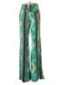 Win Win 100% Polyester Print Teal Casual Pants Size Sm - Med - photo 1