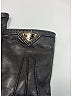 Prada 100% Leather Black Gloves Size M - photo 4