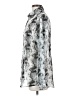 CAbi 100% Polyester Print Silver Long Sleeve Blouse Size S - photo 5